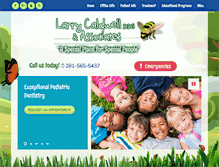 Tablet Screenshot of larrycaldwelldds.com